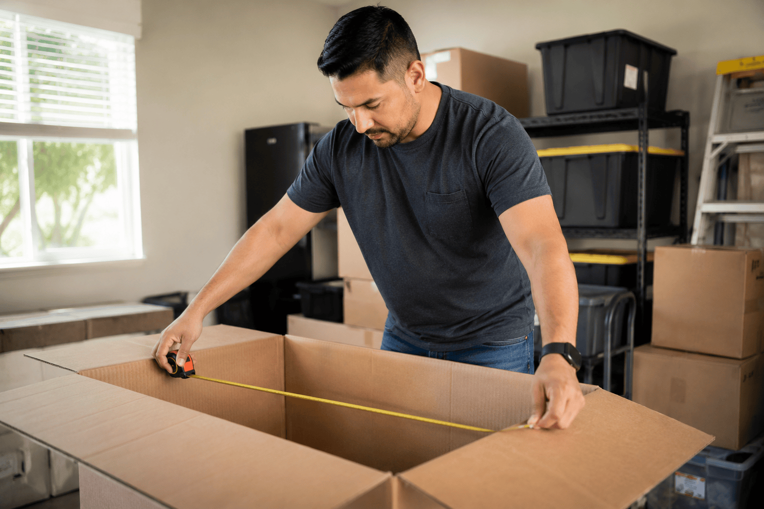 Caja sellada lista para envío